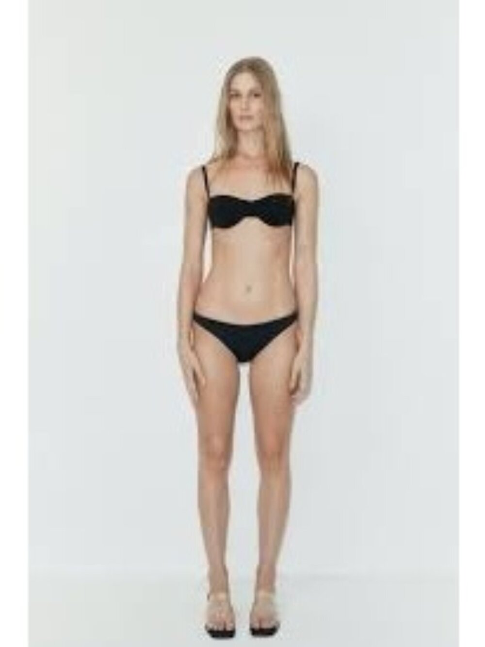 Ziah By St. Agni Black Classic Bikini Bottoms